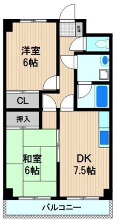 メゾンドール諏訪坂の物件間取画像